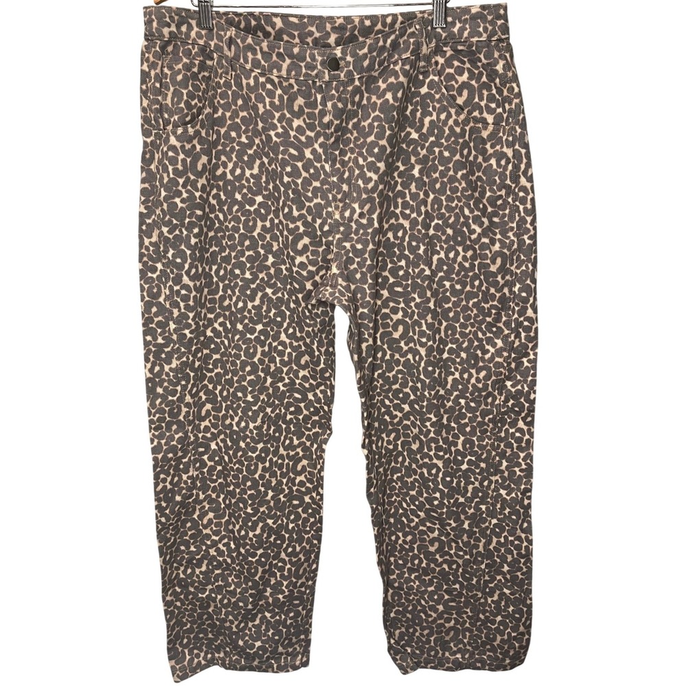 Wild Fable Leopard Print Wide Leg Pants Womens Size XXL NWOT Viral Y2k 90s Relax